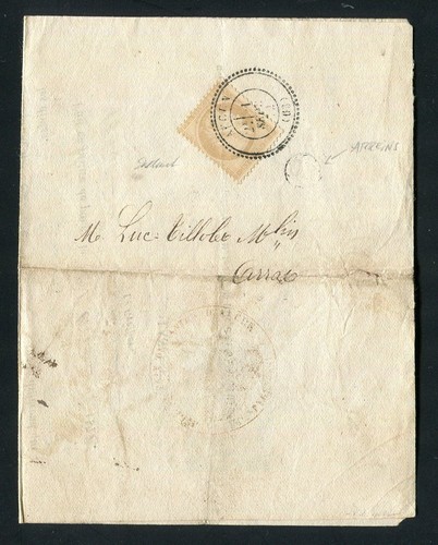 Rare lettre arreins par - rare,
