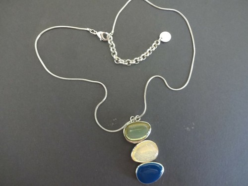 Collier galet de - "galet",