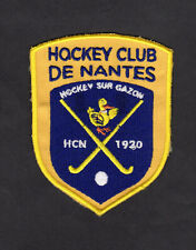 Ecusson tissu : Hockey Club de Nantes , hockey sur gazon
