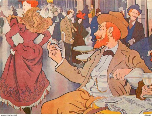 Carte postale art peinture - -,