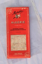 Carte MICHELIN  172 l'ALGERIE