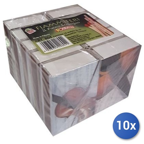 10x paquet allumettes - 10x,