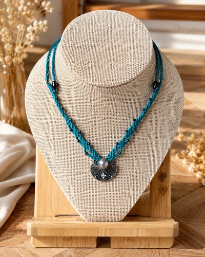 Collier liane tressée