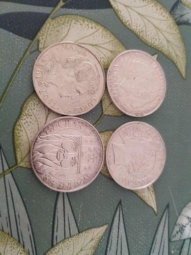 Lots monnaies argent 100 - monnaies,