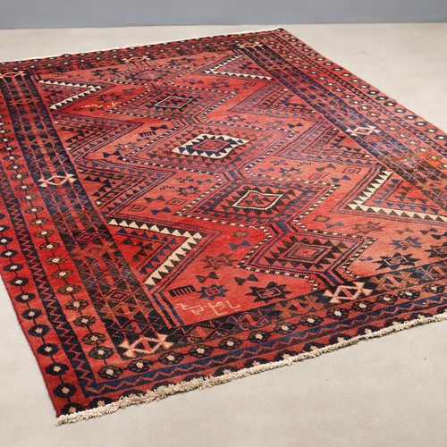 Tapis ancien laine - laine, gros