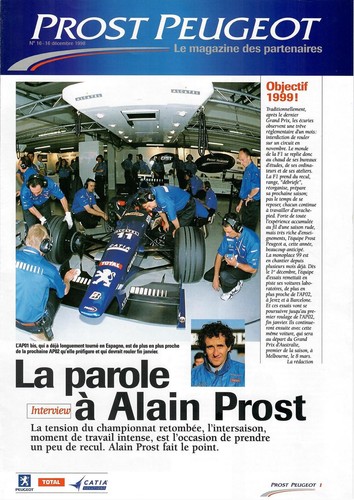 Magazine prost peugeot - magazine, n°