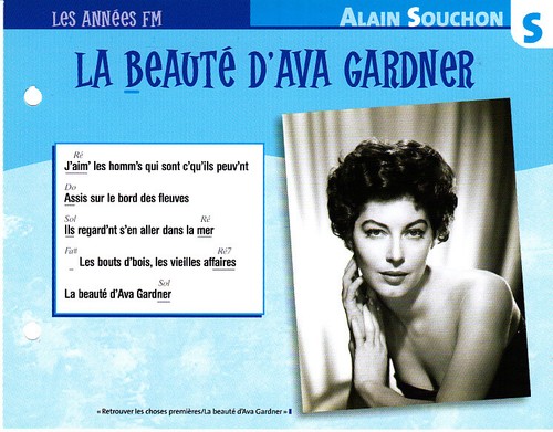 Souchon fiche plaisir de - -,