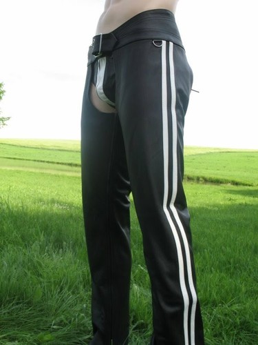 Awastar new leather chaps - leather, gay