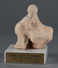Rare TERRE CUITE CANOSA IVEME SIECLE AVANT J.-C archeologie collection Large