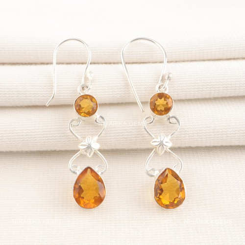 925 argent sterling citrine - 925,