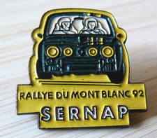 PIN'S RALLYE R 8 GORDINI RENAULT DU MONT BLANC 92 SERNAP
