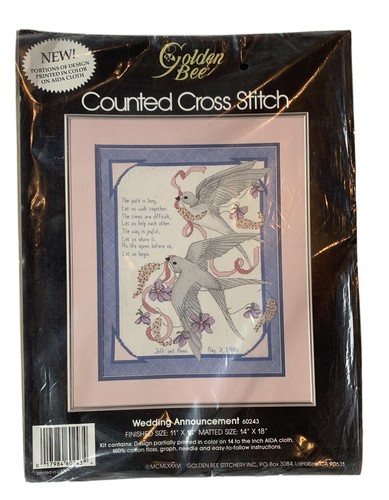 New counted cross stitch - new, kit