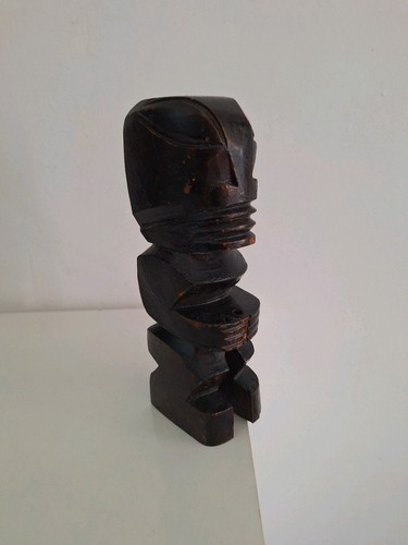 Statuette tiki bois - statuette, bois.