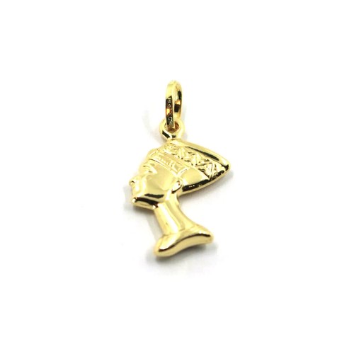 Pendentif jaune 18k visage - pendentif, 18k,