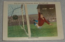 CARTE FOOTBALL - Collection chewing-Gum OLYMPIAD - SCHAEFFER - RARE