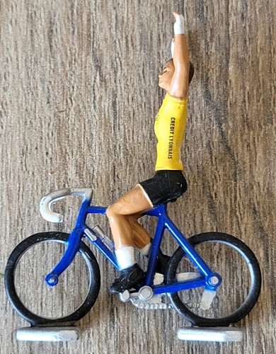 Figurine métal cycliste - figurine,