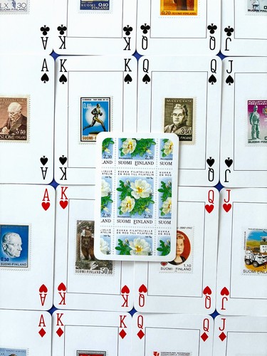 Jeu cartes avec finnois - de,