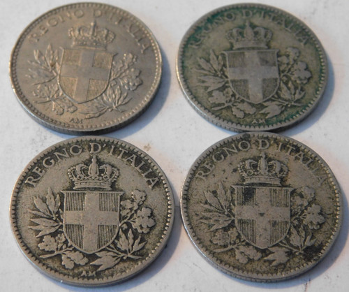 Lot monnaie italie pieces 20 - monnaie,