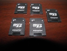 5 pack microSD Wafer adapters
