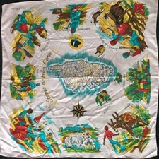 FRANCO J FOULARD "SCÈNES DE