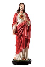 Sacred Heart Of Jesus Resin
