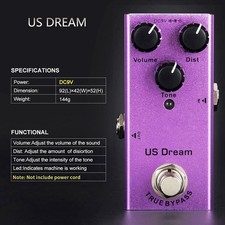 Distortion Delay Chorus Tremolo Overdrive Numérique pour Guitare Pédale Haute