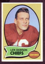 1970 TOPPS LEN DAWSON CARD