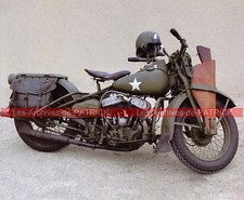 HARLEY DAVIDSON WLA 750 ( WW2