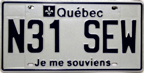 Québec souviens plaque - je,