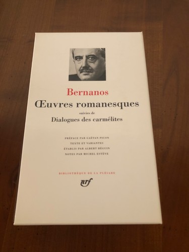 Pléiade bernanos œuvres - pléiade, bernanos,