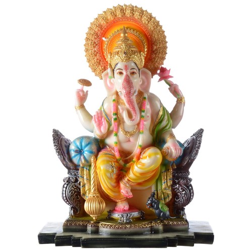 Polyrésine singhasan ganesh - polyrésine,