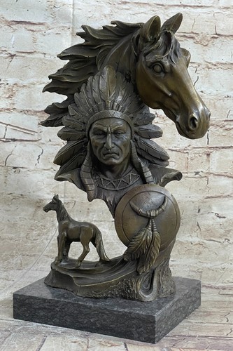 Figurine bronze massif art - figurine, en