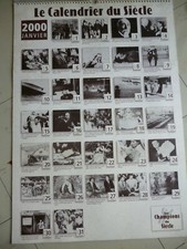 CALENDRIER DU SIECLE AN 2000