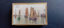 Rare boîte Sergent Major. Port de Boulogne. Voiliers. Boîte vide (144).