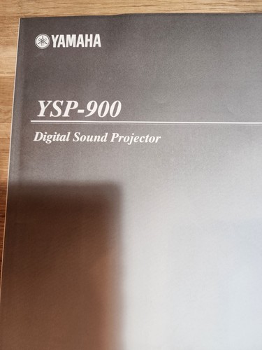 Yamaha ysp 900 owners manual - ysp,