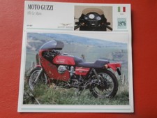 Fiche Technique Moto GUZZI 850 LE MANS COLLECTION de 1976