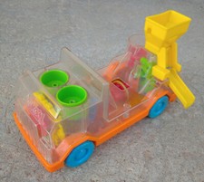 vintage ancien jouet plastique camion playskool incomplet  pour piéce