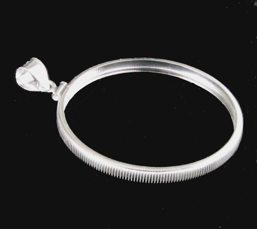 Coin bezel mount sacagawea - coin,