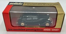 Citroën Traction 15 Six 1939 noire - SOLIDO Collection Âge d'Or 32 - 1974 - Neuf