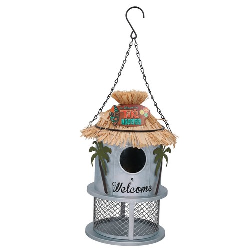 Funky metal silver tiki bar - funky,