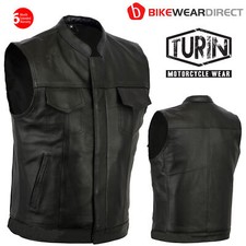 Gilet cuir style sons of - en,