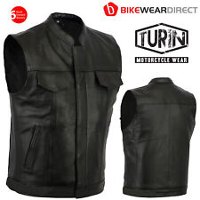 Gilet En Cuir Style Sons Of