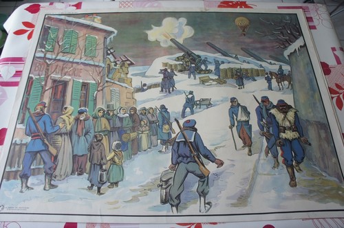 Ancienne affiche scolaire mdi - scolaire,