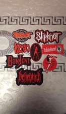 Lot de 8 patchs metal