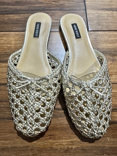 Nine west lola - mule, gold