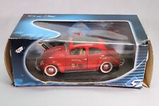 LJ176 SOLIDO PRESTIGE 8208 1/18 Volkswagen VW coccinelle pompiers Ville d'Eu