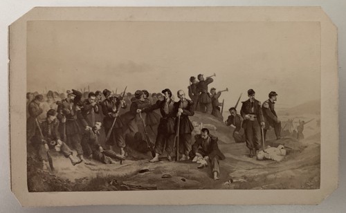 Zouave pontifical cdv - zouave,