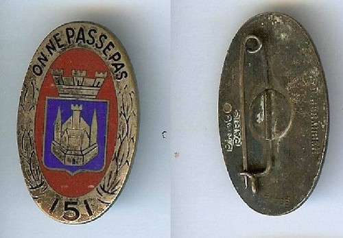 Infanterie 151 régiment - infanterie, 151°