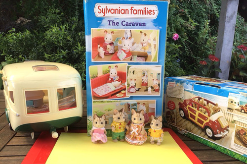 Sylvanian families boxed - boxed, car