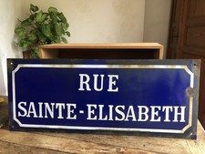 Ancienne plaque émaillée